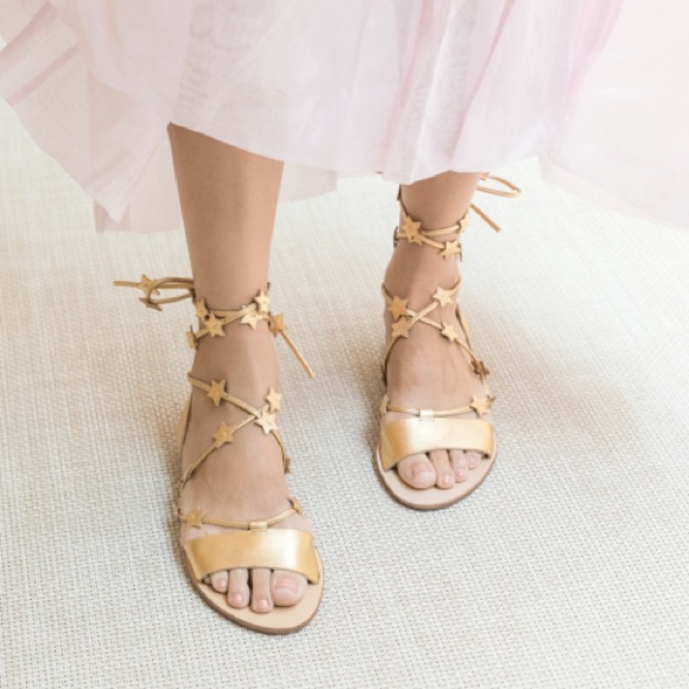 Loeffler Randall Starla Ankle Wrap Sandal size 6
